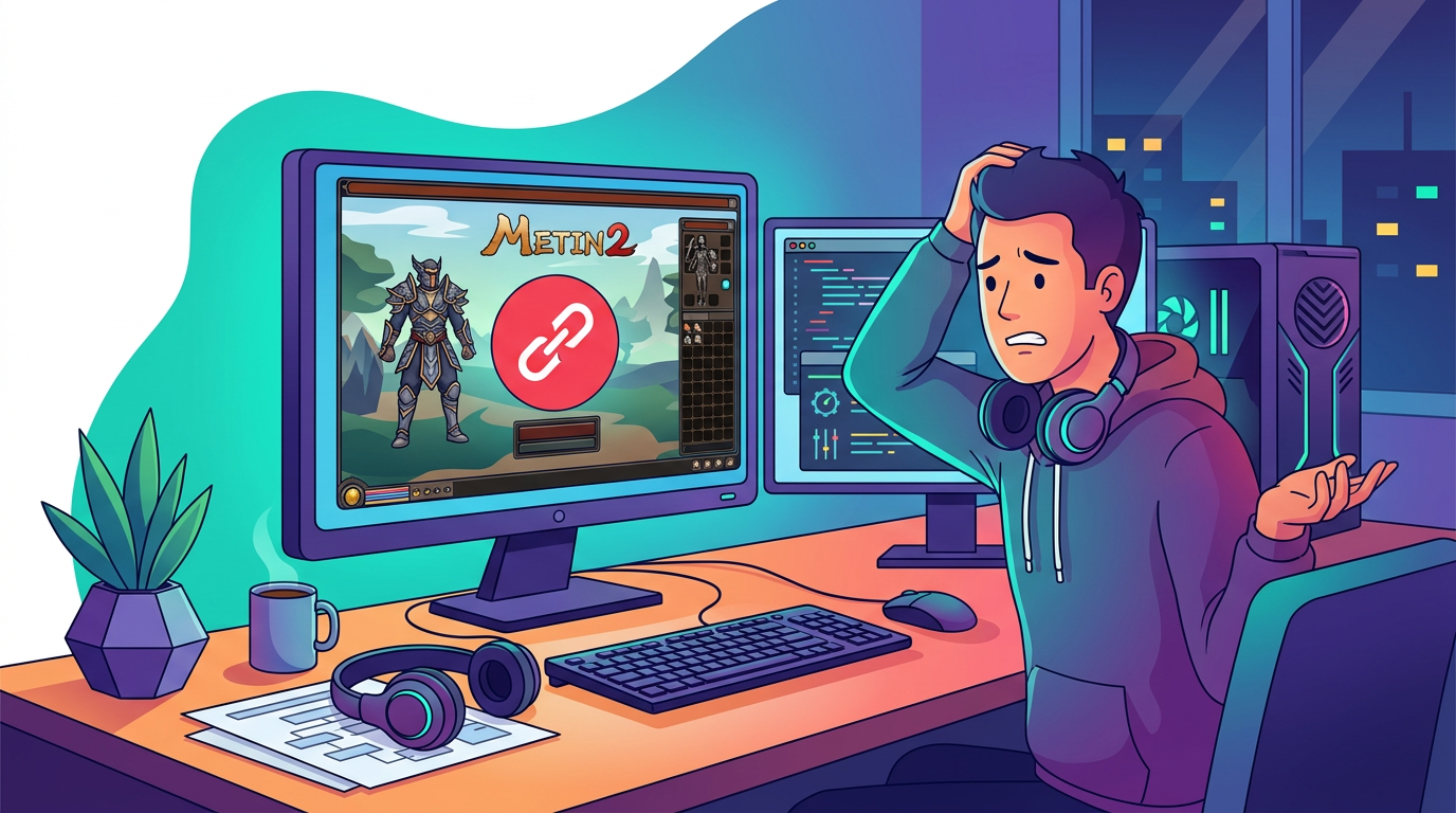 Metin2 pvp server açılmıyor hatası nasıl çözülür?
