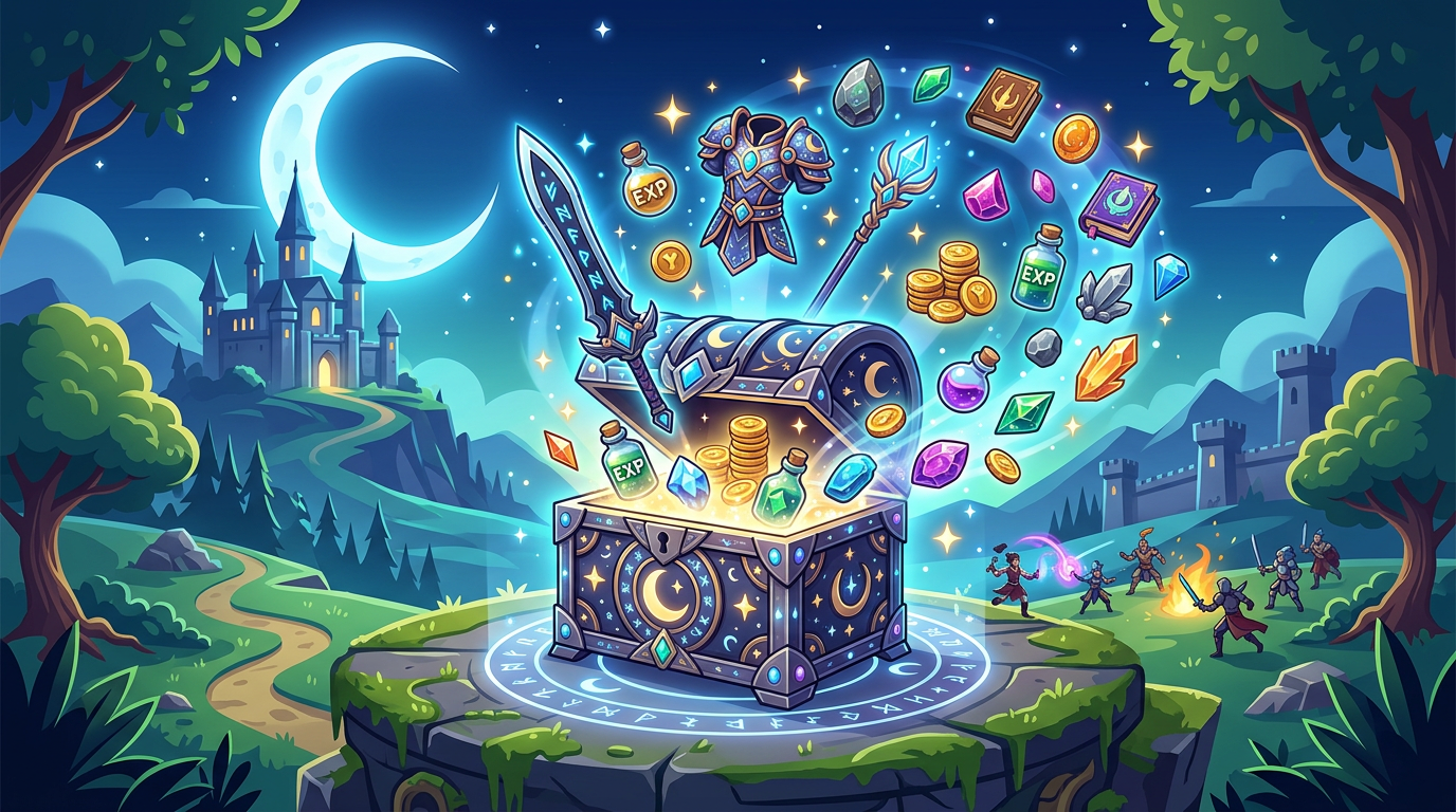 Metin2 pvp serverlerde ay ışığı sandığından ne çıkar?