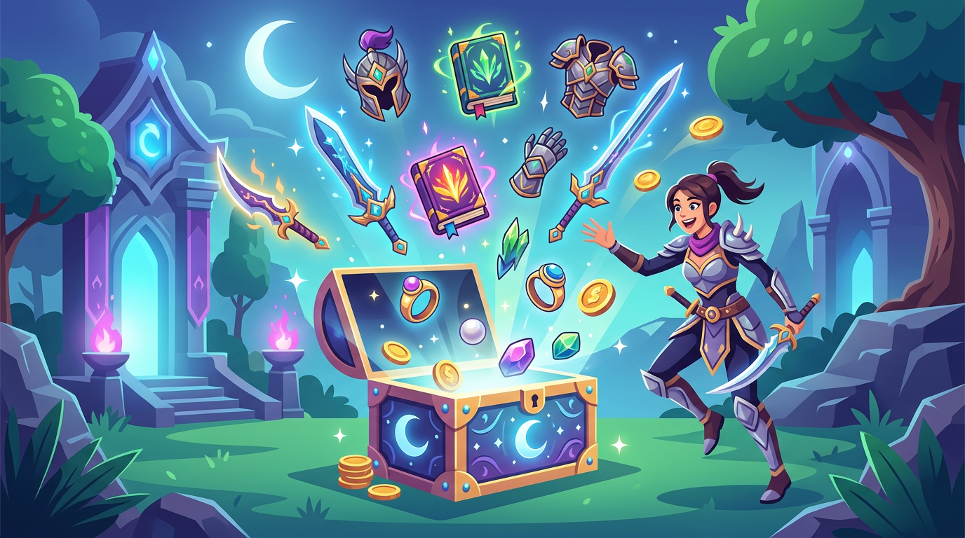 Metin2 pvp serverlerde ay ışığı sandığından ne çıkar?